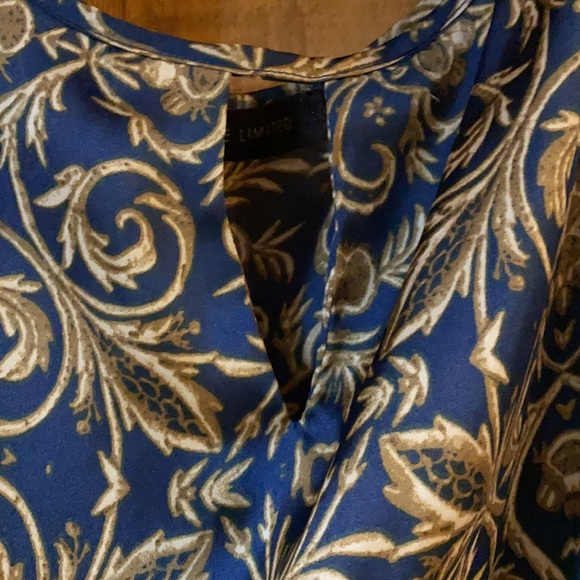 Used, The Limited, Navy and Gold, tank top, large - Picture 2 of 4